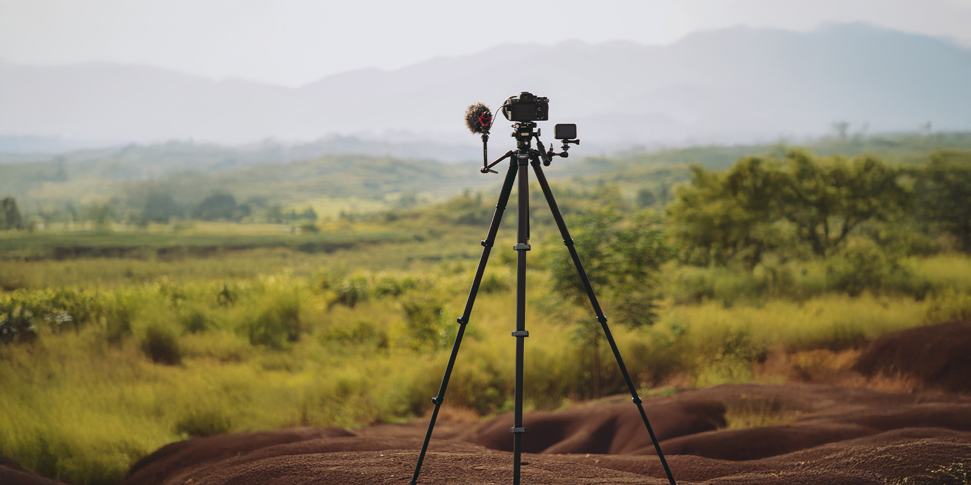 Statyw Fotopro Origin Plus Video z głowicą MH-6A Pro - szaro-czarny